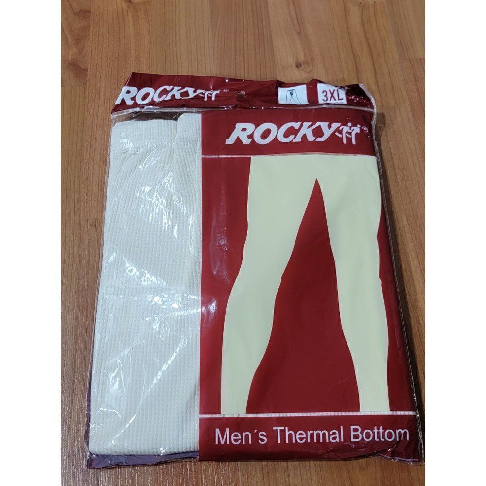 NWT Rocky Mens Thermal Bottom Cream 3XL